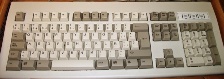 Chicony KB-5916 AT & PS/2 Spanish Keyboard (Beige)